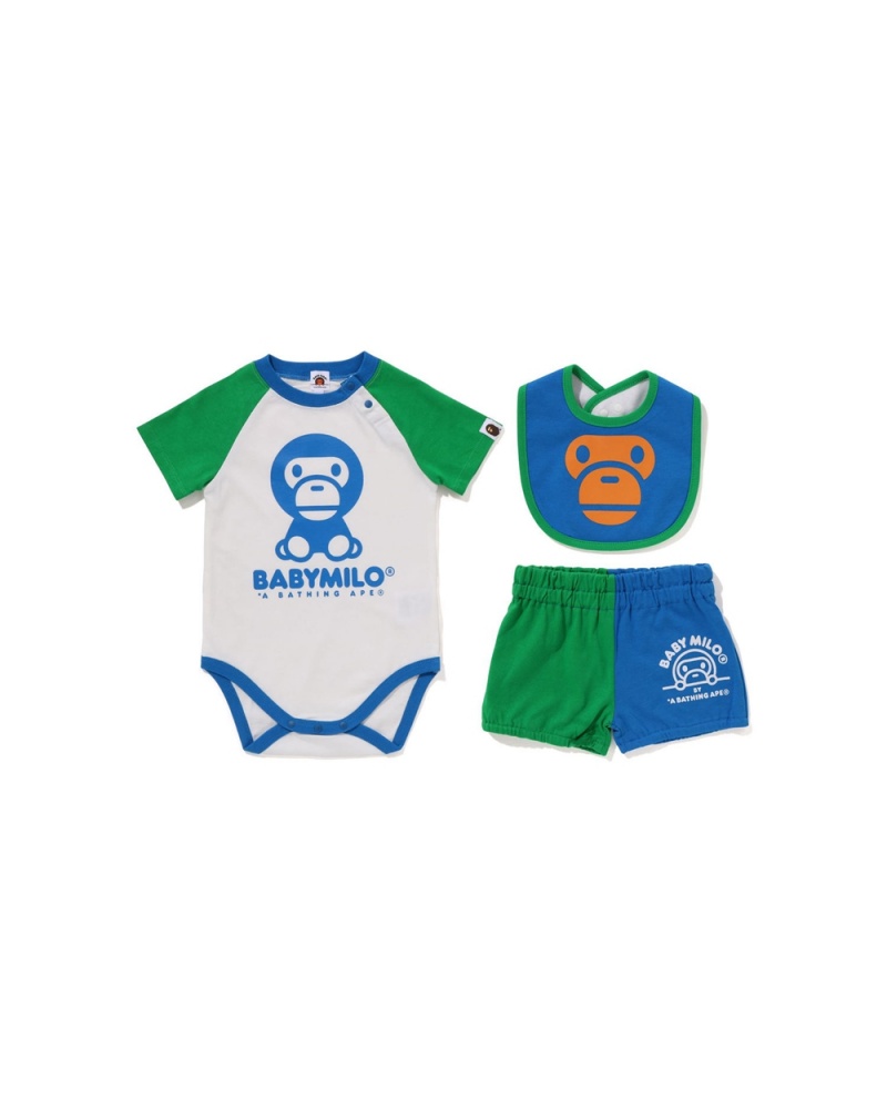 Ensembles Bape Babies Milo Gift Bleu Royal Bleu Enfant | NBT-07861057